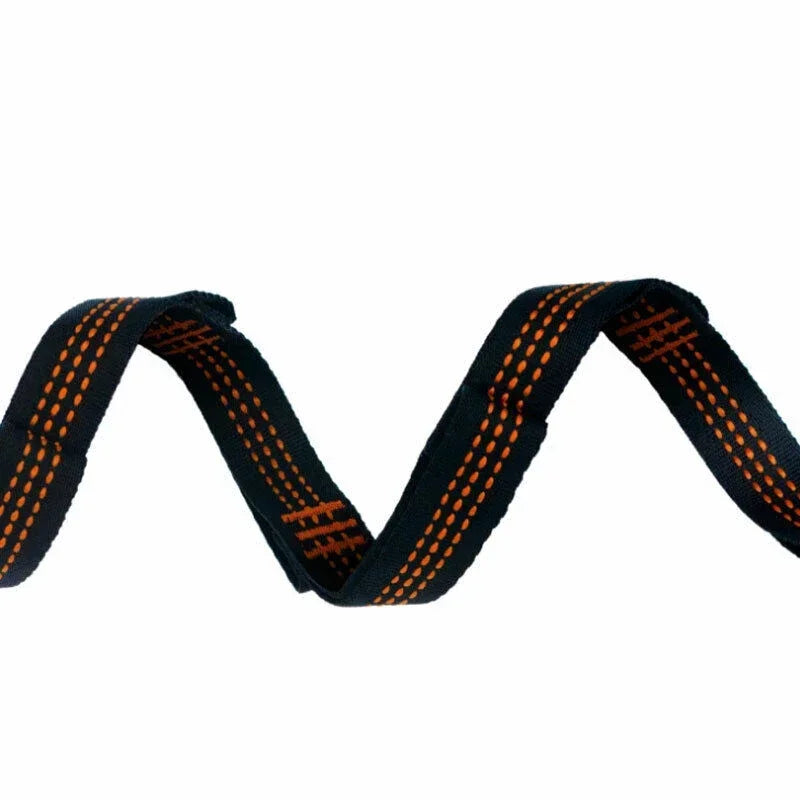 Polyester Straps Reinforced For Outdoor Camping Black Hammock Straps