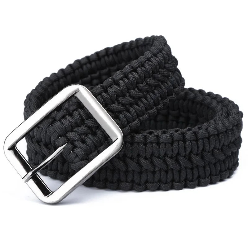 1.2m Tactical Paracord Waist Belt Men Women Survival Woven Belt