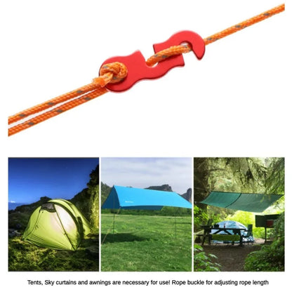 Adjustable Camping Tent Cord Rope Buckle S Type Tensioners