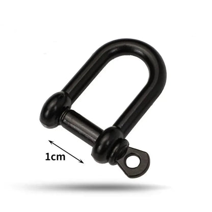 Paracord Bracelet Shackle Buckle Metal Adjustable Bow Anchor U Shackle