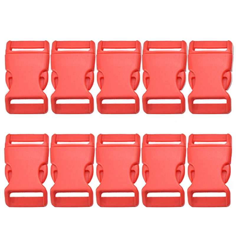 10Pcs Plastic Side Release Buckles