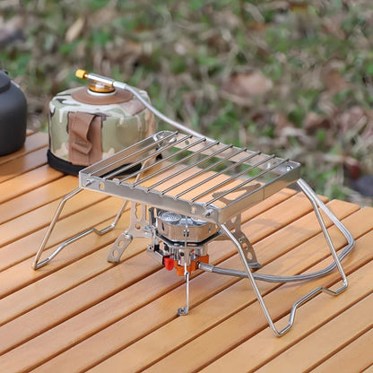 Ourdoor Stainless Steel Camping Grill Portable Foldable Mini Grill