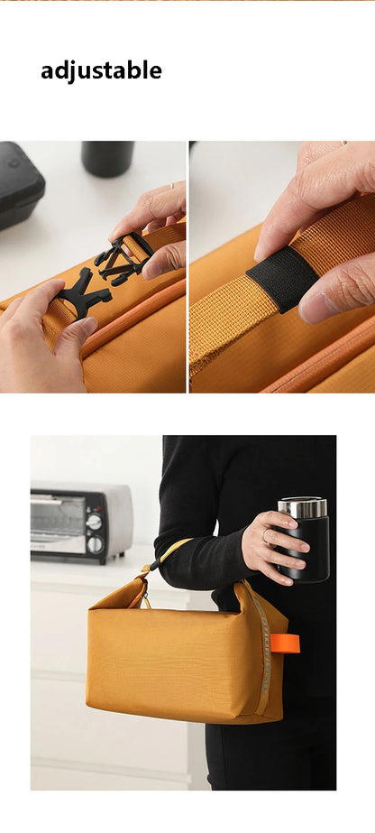 1PC Camping Insulated Lunch Pack Insulated Bento Bag