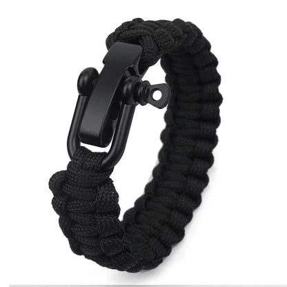 Paracord Bracelet Shackle Buckle Metal Adjustable Bow Anchor U Shackle