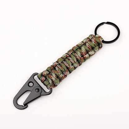 Military Braided Core Rope Paracord Keychain