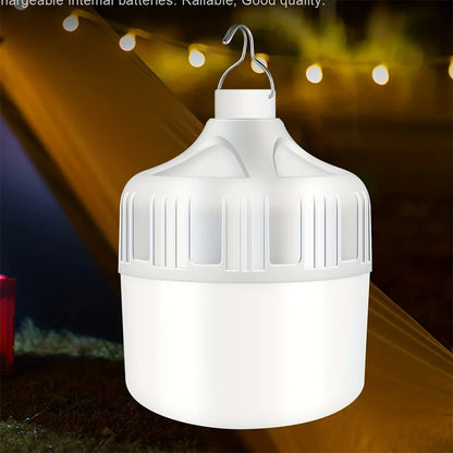 Usb Rechargeable Led Bulb Portable Camping Light Bulb Emergency Lighting Flashlight Lights Outdoor Picnics Hanging Tent Light