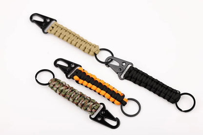 Military Braided Core Rope Paracord Keychain