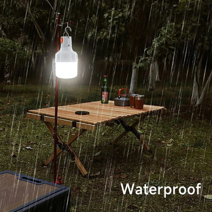 USB Rechargeable LED Lamp Outdoor Bulbs 60W Emergency Light