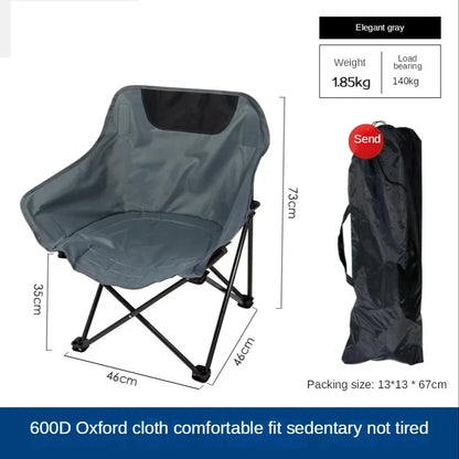 Portable Ultralight Moon Chair Outdoor Folding Chair