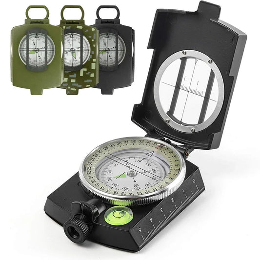 Tactical Survival Compass High Precision Professional Metal Sight Compass