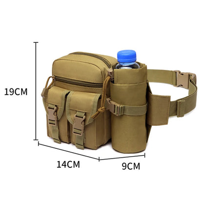 Outdoor Sports Waist Pack Nylon Hiking Phone Water Bottle Pouch
