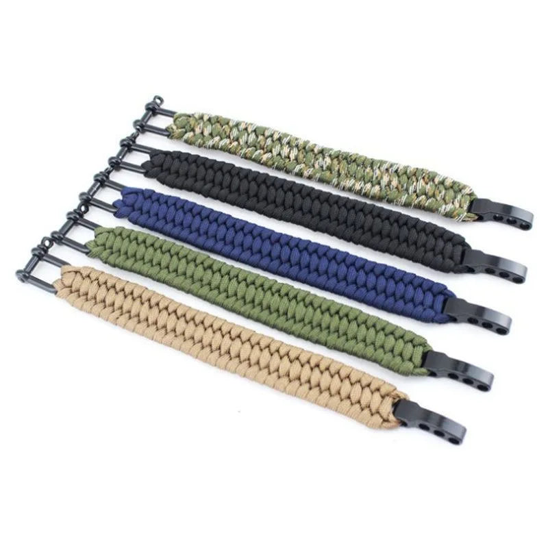 Survival Paracord Bracelet with U-Buckle