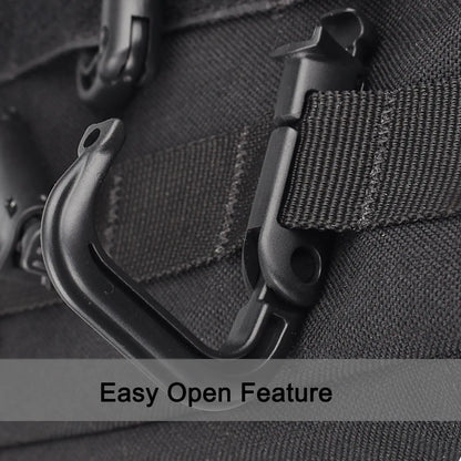 5Pcs Plastic D-Ring Tactical Carabiner