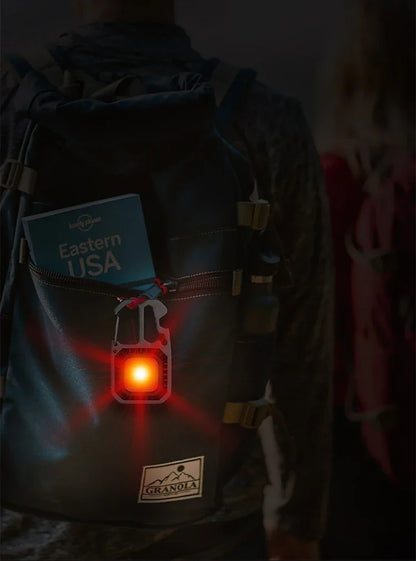 High Lumens COB Keychain Work Light with Battery