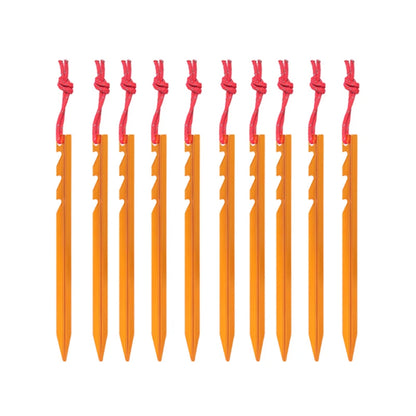18cm Aluminium Alloy Tent Pegs Stakes, pack of 10