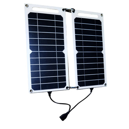35W Solar Panel With USB Waterproof Outdoor Hiking And Camping