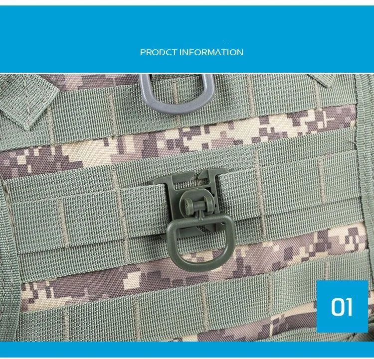 3Pcs Tactical 360 Rotation D-Ring Clips