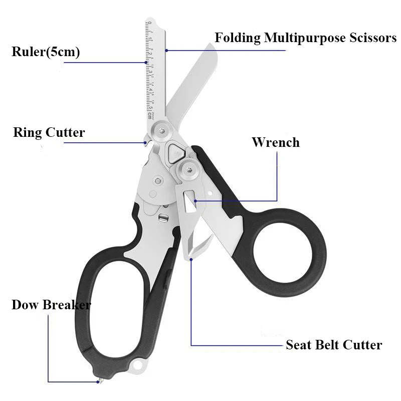 Multifunction Leatherman Raptors First Aid Tactical Folding Scissors