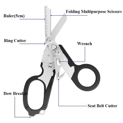 Multifunction Leatherman Raptors First Aid Tactical Folding Scissors