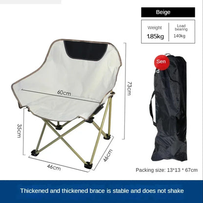 Portable Ultralight Moon Chair Outdoor Folding Chair