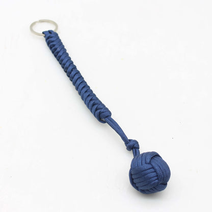 Paracord Keychain Self Defense Monkey Fist Steel Ball