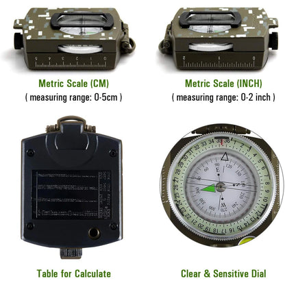 Tactical Survival Military Compass with Lanyard