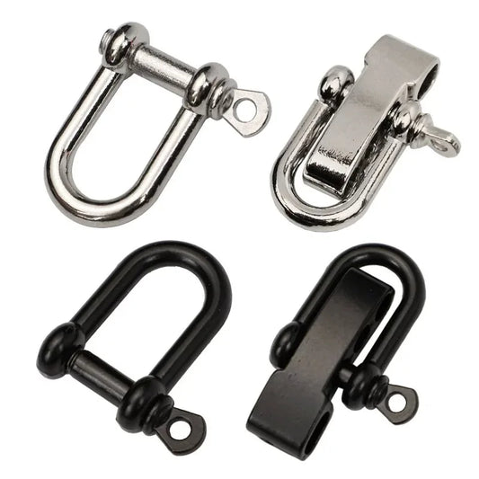 Paracord Bracelet Shackle Buckle Metal Adjustable Bow Anchor U Shackle