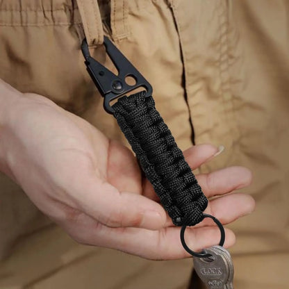 Military Braided Core Rope Paracord Keychain