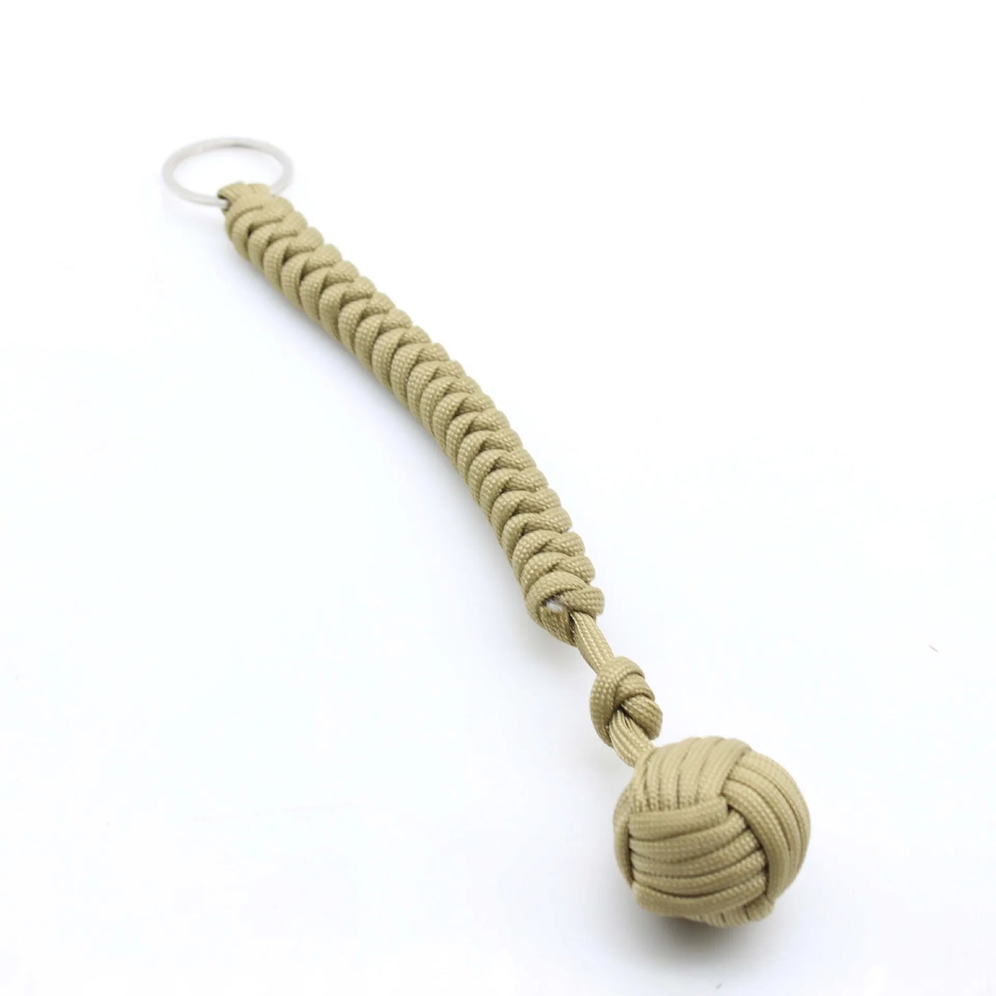 Paracord Keychain Self Defense Monkey Fist Steel Ball