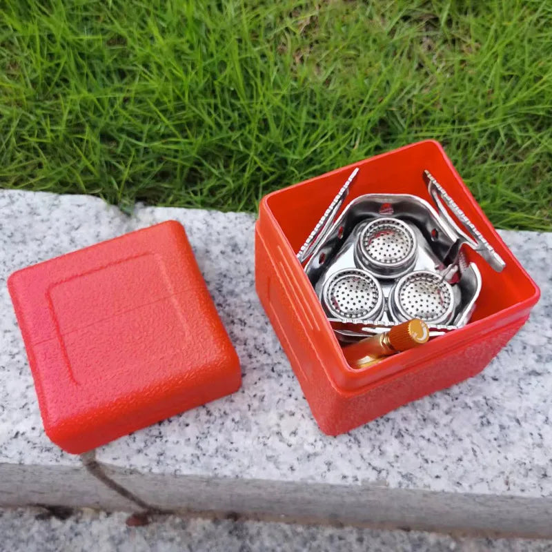 3 Heads Gas Stove Tourist Camping Burners