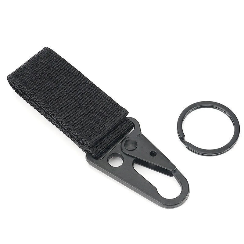 3Pcs Tactical Nylon Webbing Buckle Carabiner Hook