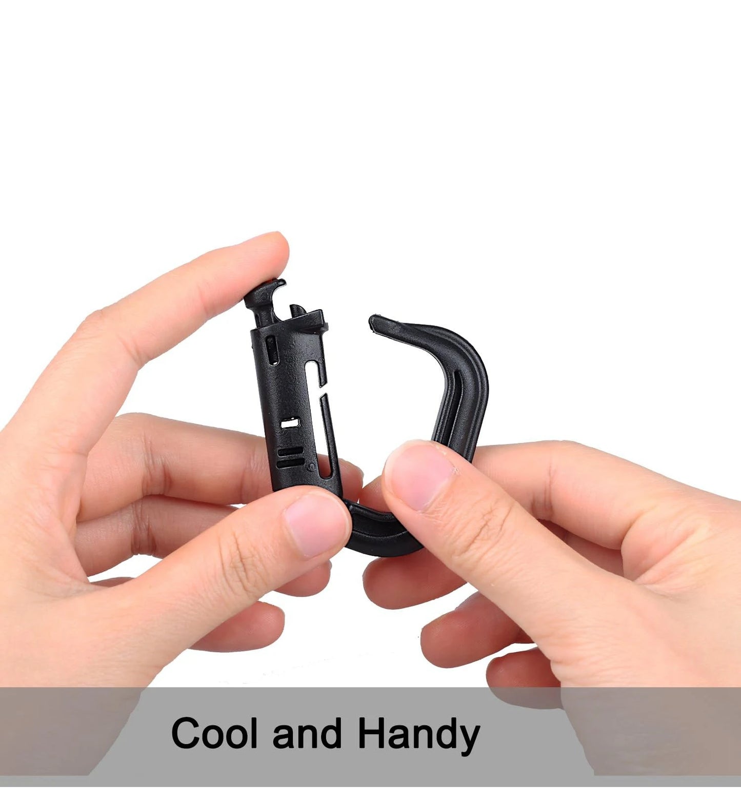 5Pcs Plastic D-Ring Tactical Carabiner