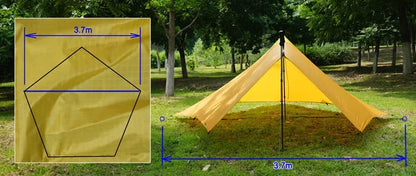 Ultra-light Portable Spire 2 Man Shelter Camping Tent