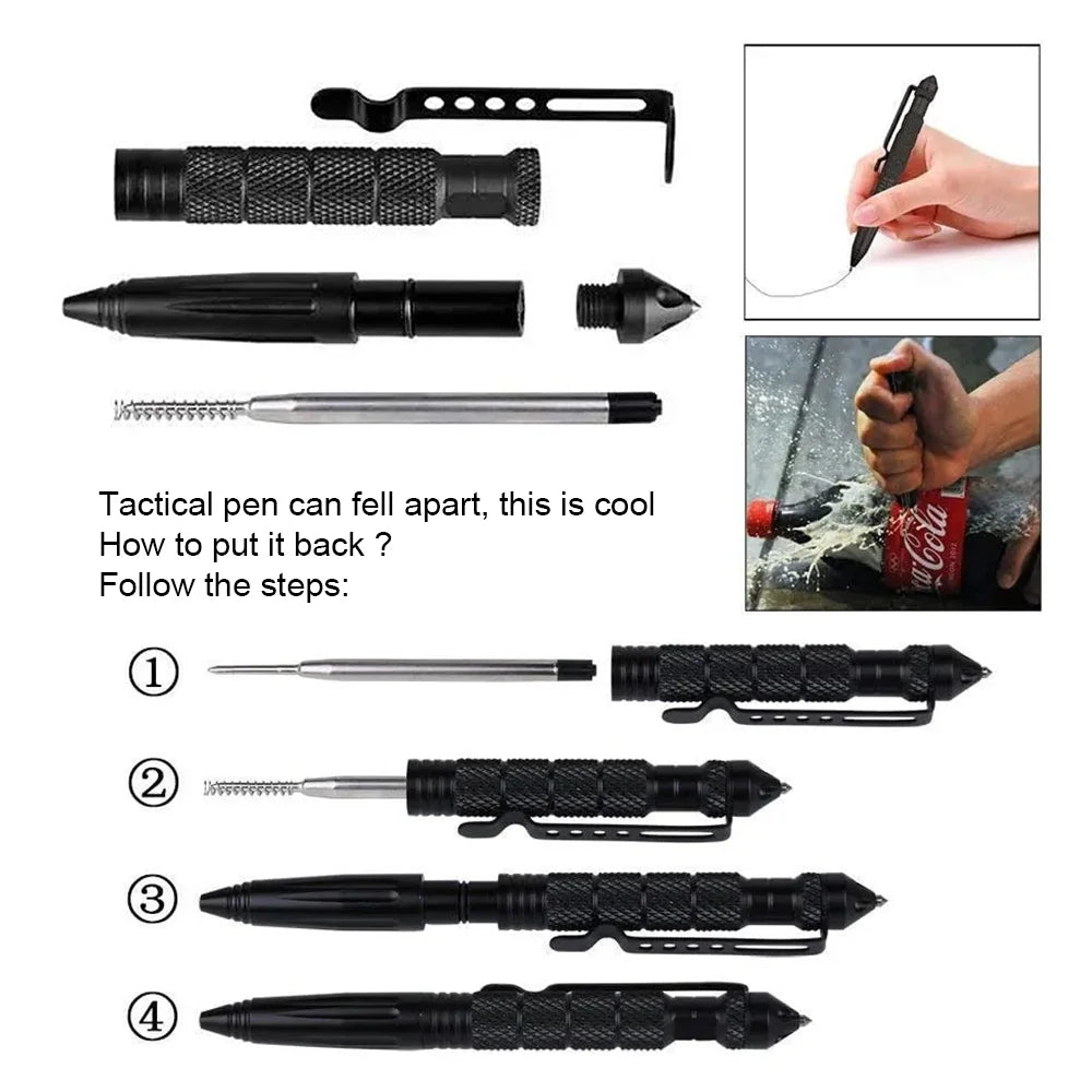 Multifunctional Metal Tactical Pen
