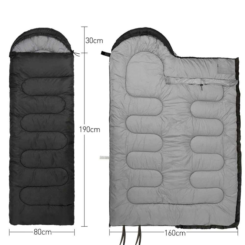 Lightweight 4 Season Warm Envelope Camping Sleeping Bag